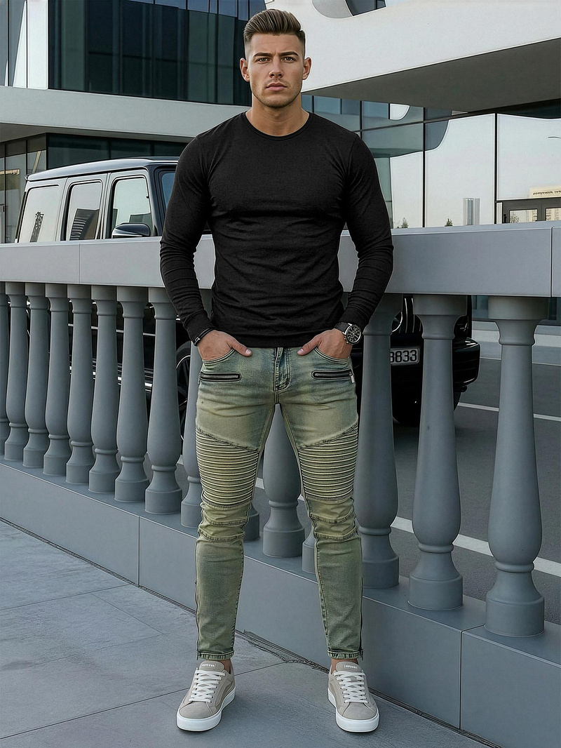 Muške Traperice Plave OZONEE O/EM8951Z