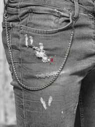 Muške Traperice Grafitne OZONEE O/MB459