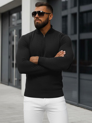 Muški Džemper Crni OZONEE NB/MM6007/4Z