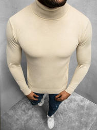 Muški džemper Svijetlo bež OZONEE TMK/YY02/22Z