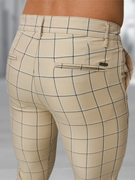 Muške chino hlače bež OZONEE DJ/5522Z