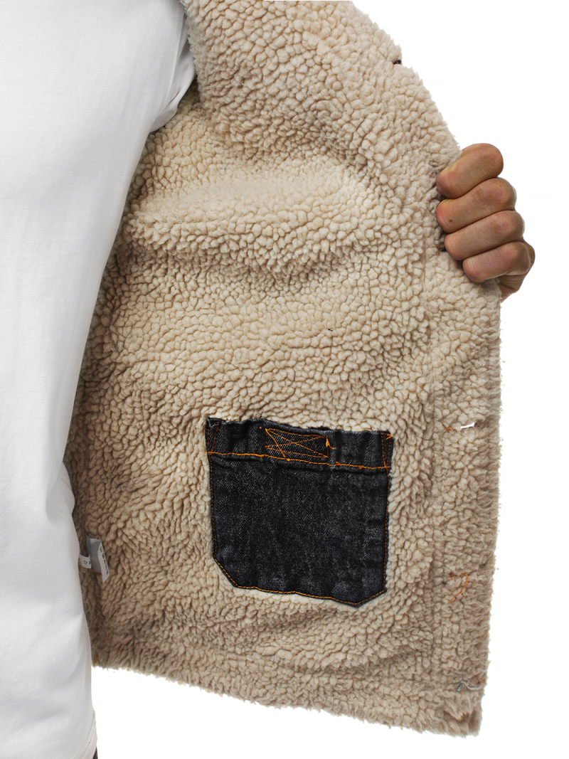 Muška traper jakna grafitna OZONEE JB/JP1109Z