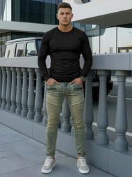 Muške Traperice Plave OZONEE O/EM8951Z