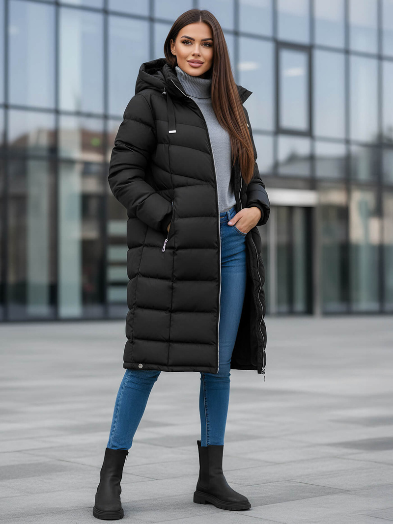 Ženska jakna crna OZONEE JS/M736/392Z