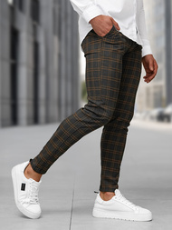 Muške chino hlače grafitne OZONEE DJ/5632Z