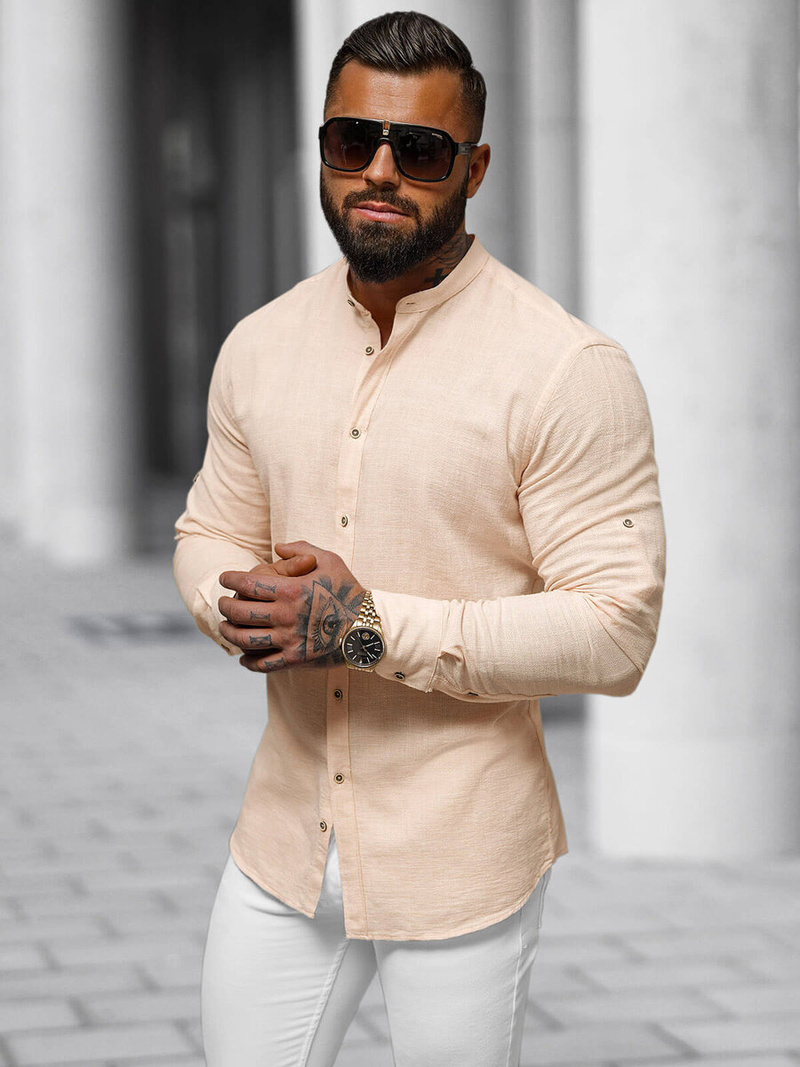 Muška Košulja Breskva OZONEE O/V85