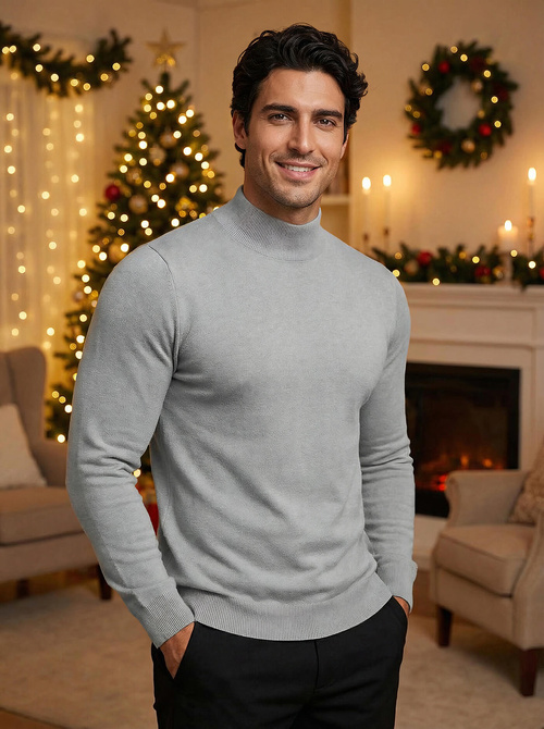 Muški Džemper Sivi OZONEE V/V24503Z