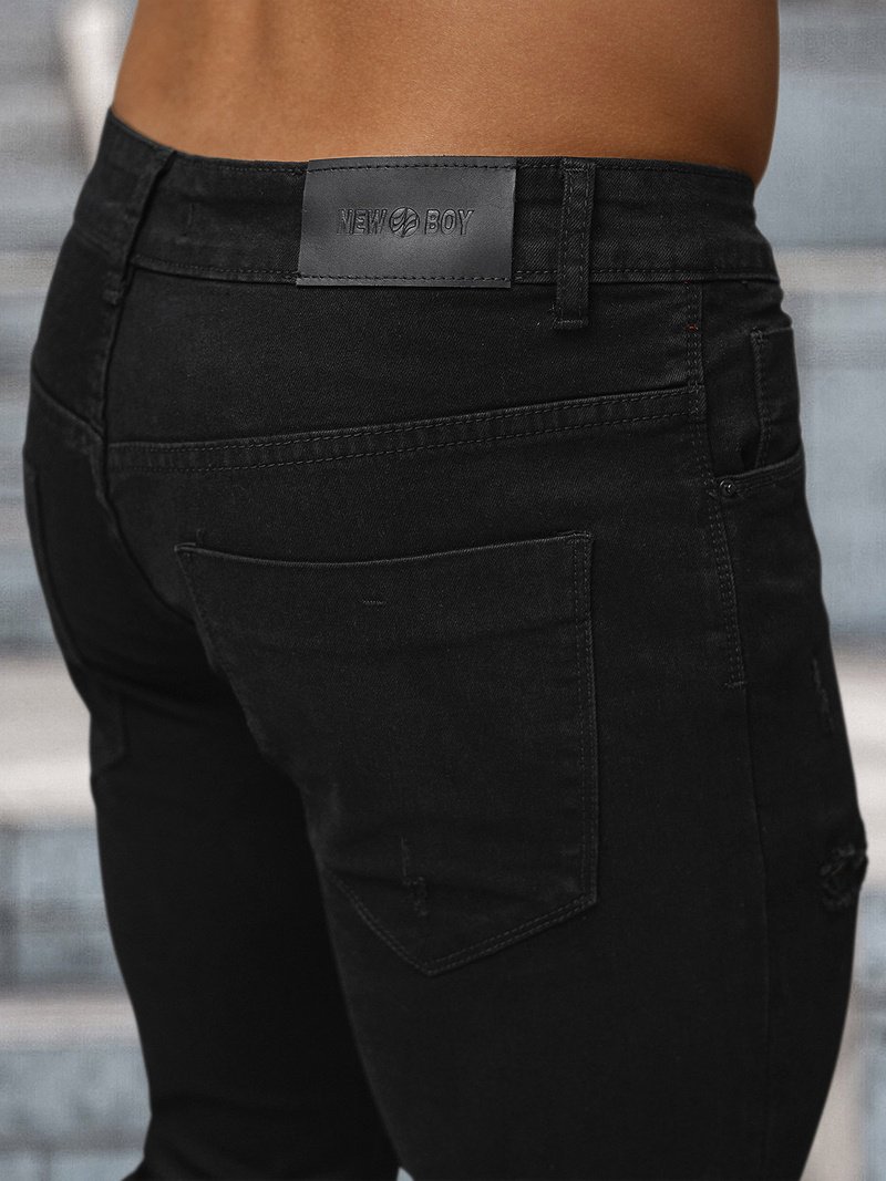 Muške traperice crne OZONEE NB/MP0087N