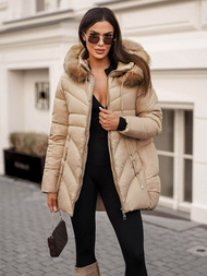 Ženska Jakna Bež OZONEE JS/5M3257/62