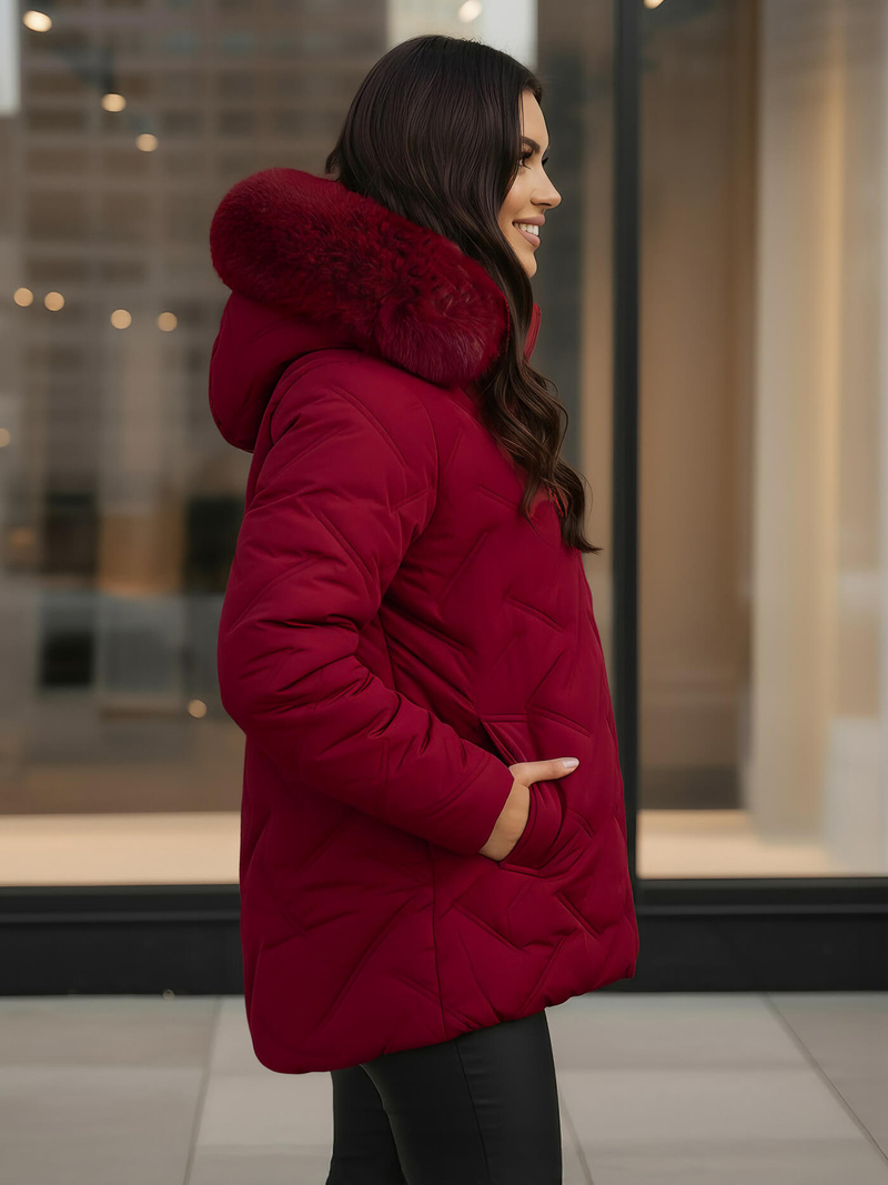 Ženska jakna Bordo OOZONEE JS/16M9296/06Z