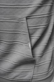 Muška dukserica s kapuljačom siva OZONEE O/TB2272