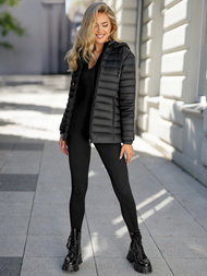 Ženska Jakna Crna OZONEE JS/16M9101/392Z