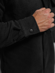 Muška košulja Crna OZONEE O/GOM23040Z