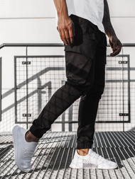 Muške chino jogger hlače crne OZONEE G/2788