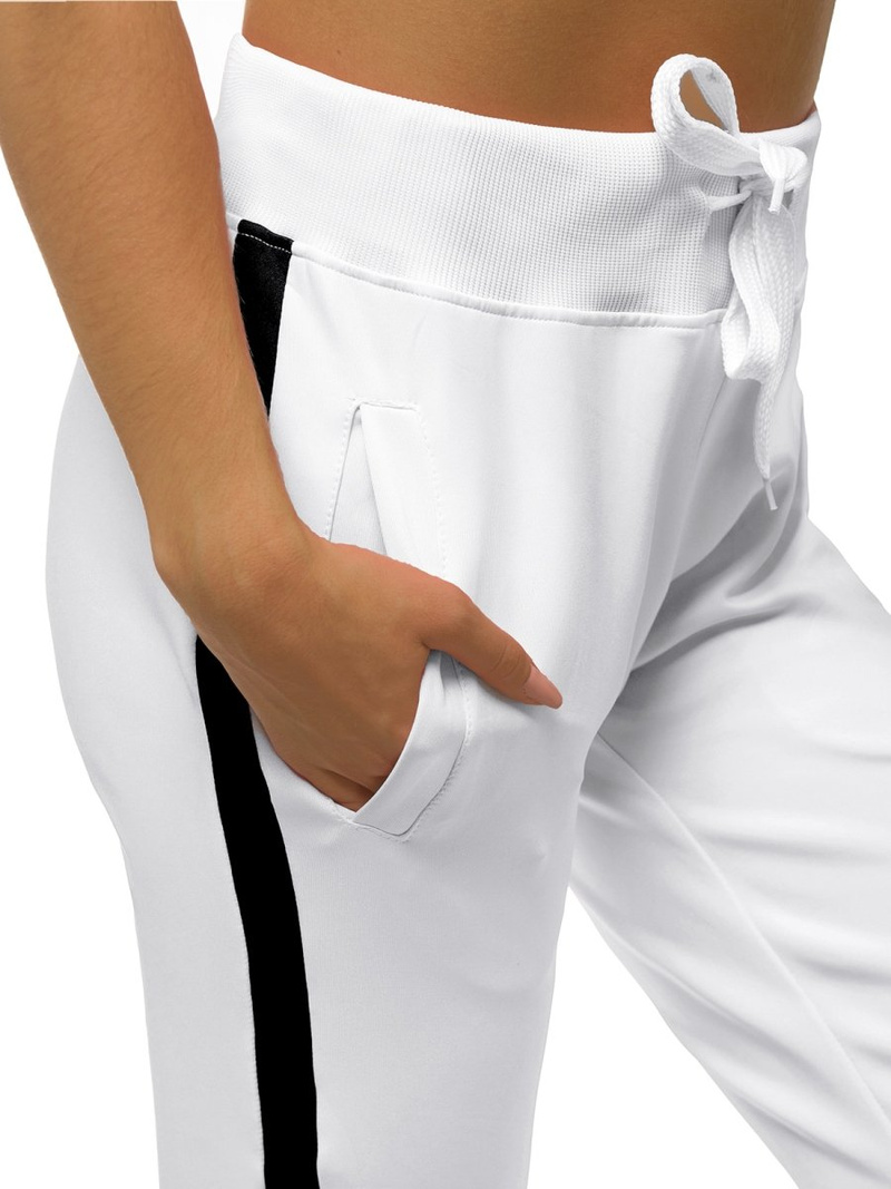 Ženske sportske hlače Bijele OZONEE JS/JK88115/1