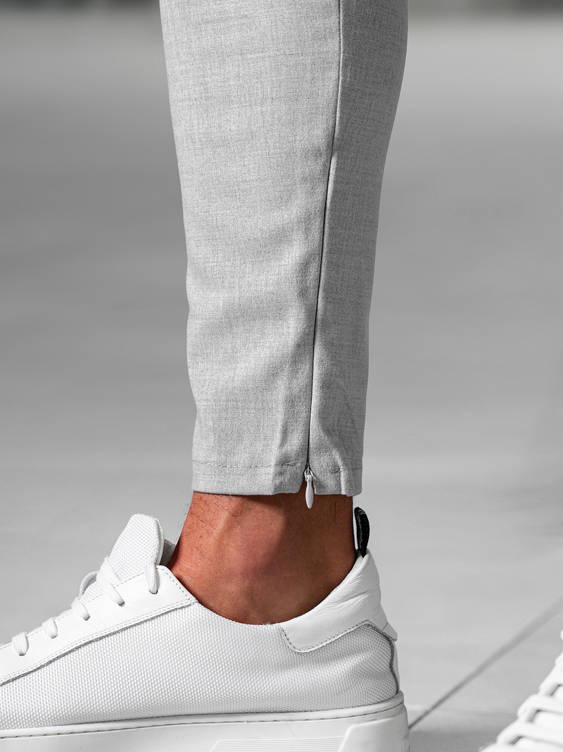 Muške chino hlače sive OZONEE DJ/3300Z