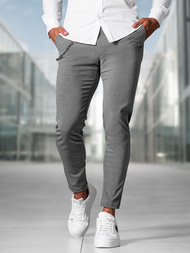 Muške chino hlače tamnosive OZONEE DJ/3300Z