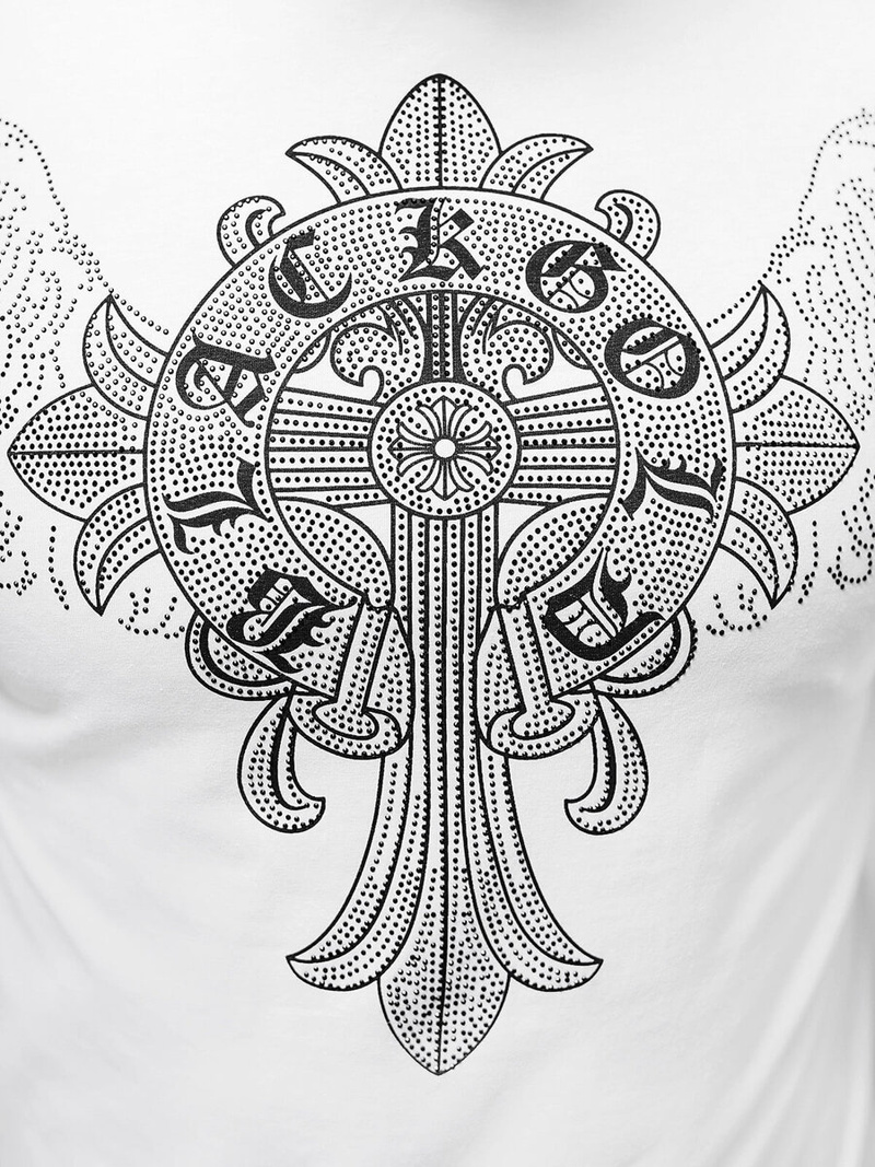 Muška Majica Bijeli OZONEE NB/MT3037Z