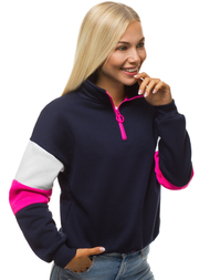 Ženska dukserica Modra OZONEE JS/KSW2024