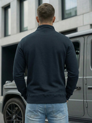 Muška dukserica s patentom modra OZONEE JS/2002