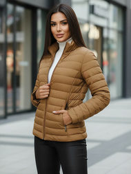 Ženska jakna tamno-bež OZONEE JS/16M9109/84Z