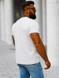 Muška Majica Bijeli OZONEE O/7766T