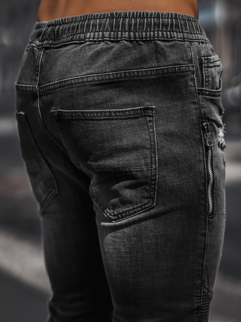 Muške Jogger Hlače Crne OZONEE NB/MP0077N