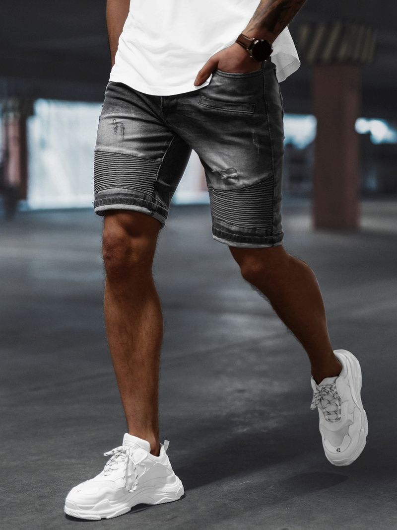 Muške Kratke Hlače Crne OZONEE NB/MP0033NZ