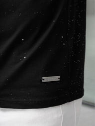 Muška Majica Crna OZONEE O/QQ1390