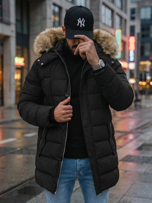 Muška Jakna Crna OZONEE JS/5M3122/392Z