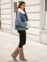 Ženska traper jakna plava OZONEE JS/11Z8219