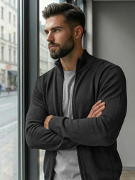 Muški Džemper Grafitni OZONEE JS/59B3605/5