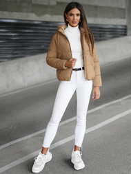 Ženska Jakna Svijetlo-Bež OZONEE JS/16M9187/158Z