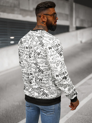 Muška Dukserica Bijela OZONEE JS/8B1218/1