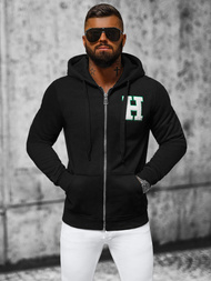 Muška dukserica s kapuljačom crna OZONEE NB/MF2006