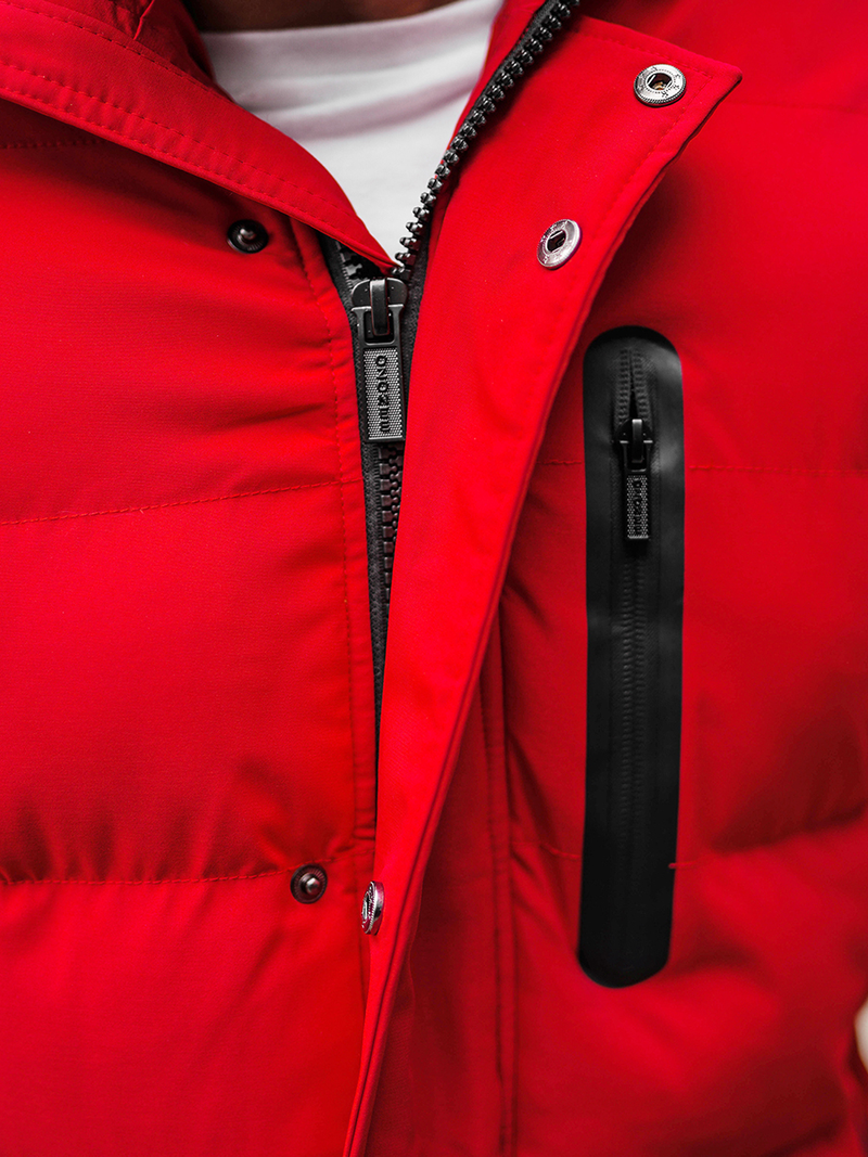 Muška Jakna Crvena OZONEE O/M798