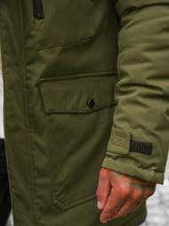 Muška parka jakna zelena OZONEE JS/22M37/136
