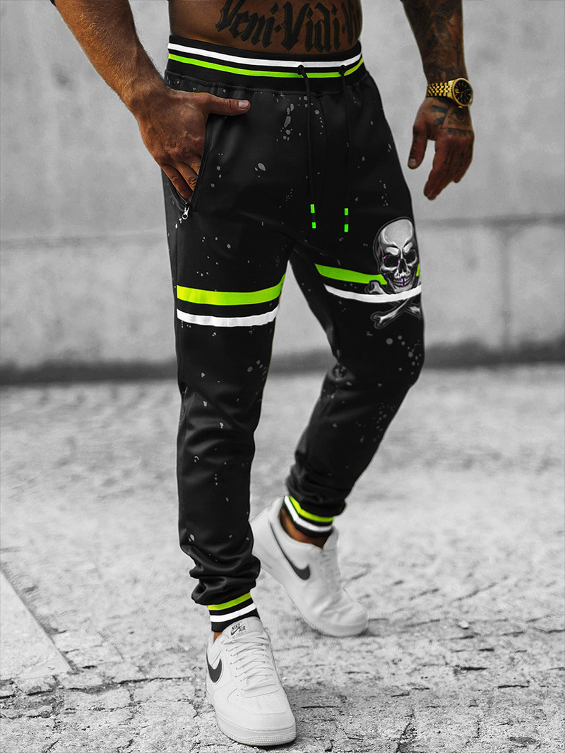 Muške sportske hlače Crne OZONEE JS/K10227Z