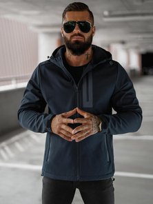 Muška softshell jakna modra OZONEE JS/27B6513/25Z