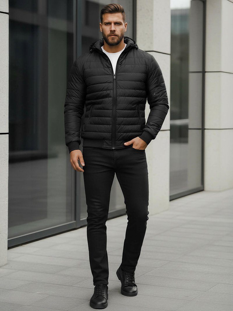 Muška jakna crna OZONEE JS/MY13Z