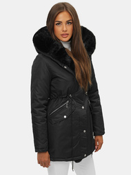 Ženska Zimska Jakna Crna OZONEE JS/M762/392