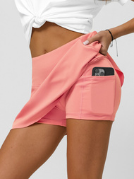 Sportska suknja s tajicama puder ružičasta OZONEE JS/17K568/37