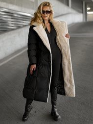 Ženska jakna crno-bijeli OZONEE JS/16M9168/392B