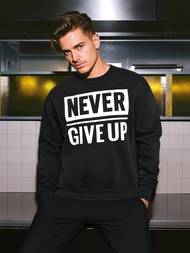 Muška dukserica crna OZONEE JS/8B1769/3