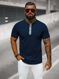 Muška polo majica modra OZONEE O/DA803