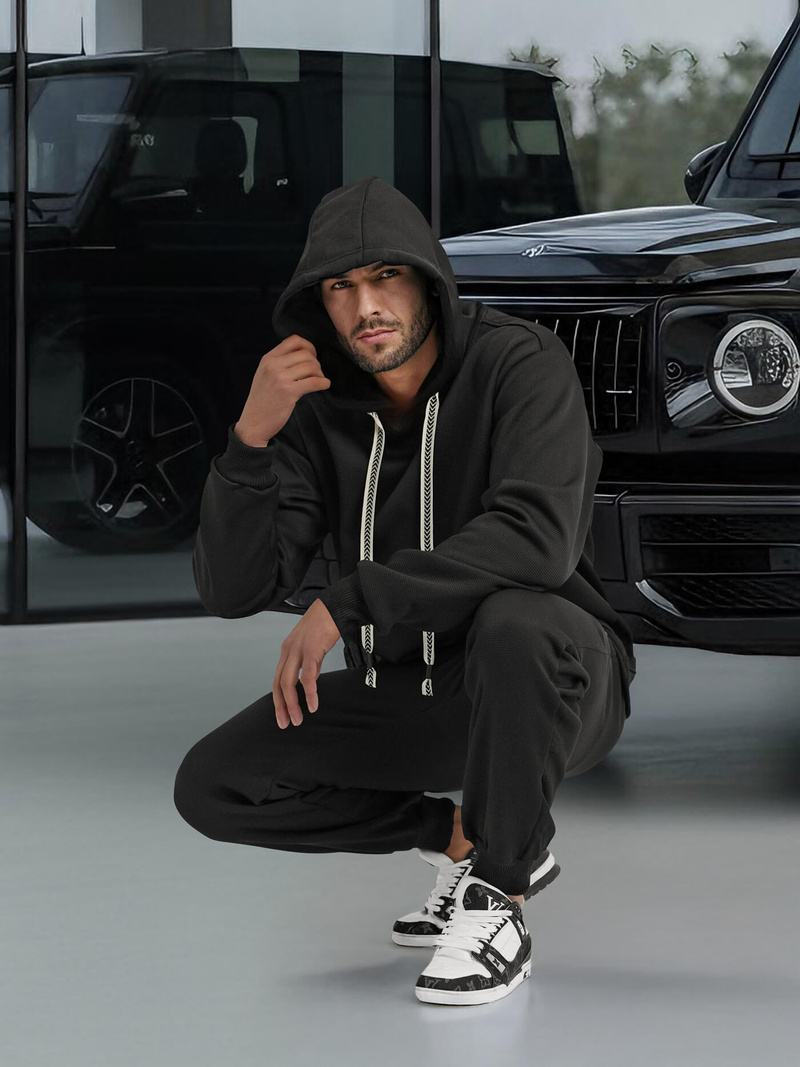 Muška trenirka crna OZONEE O/3C582AB