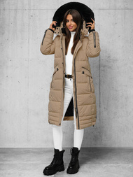 Ženska jakna tamno-bež OZONEE O/W377