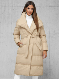 Ženska jakna bež OZONEE JS/M737/62Z