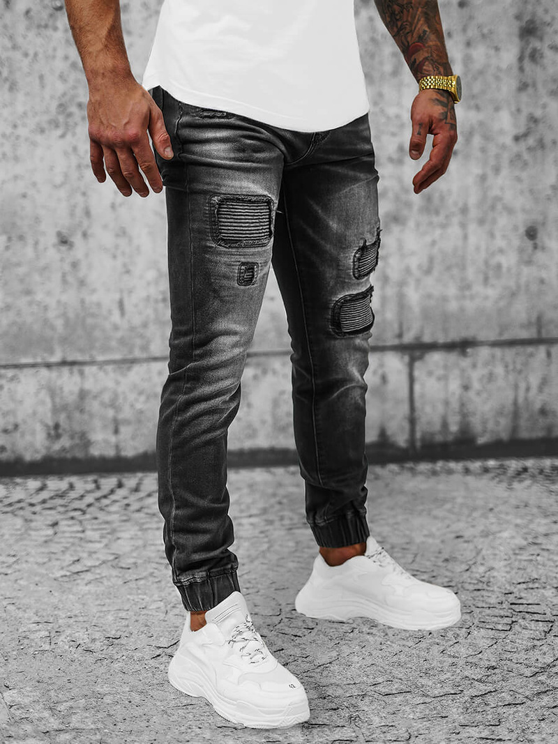 Muške Jogger Hlače Crne OZONEE NB/MP0052/2N