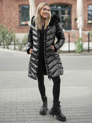 Ženska Jakna Crni OZONEE JS/16M9100/392Z